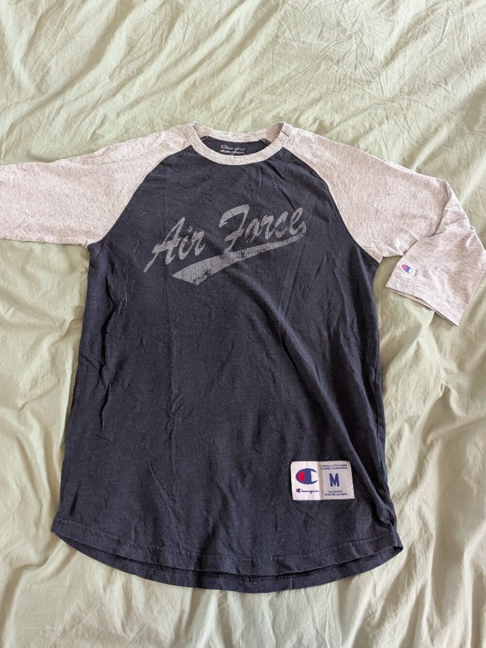 Champion US Air Force 3/4 Sleeve Jersey T-Shirt